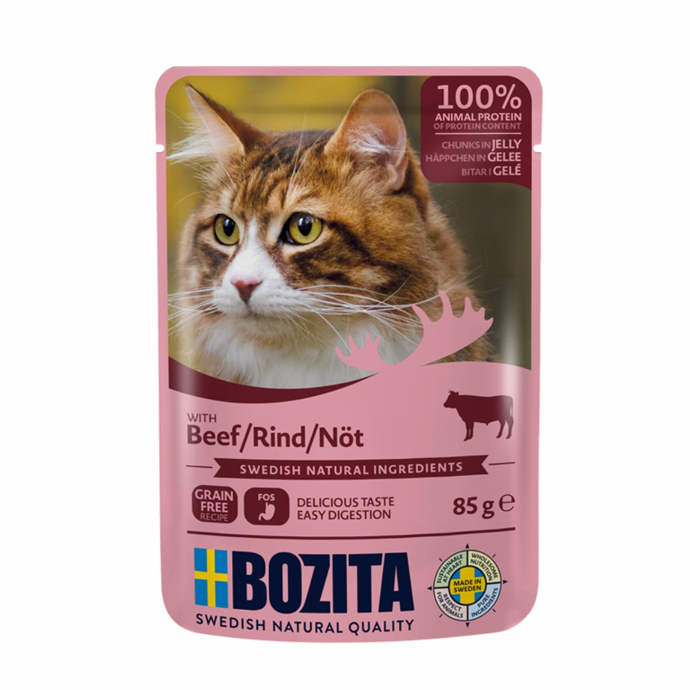 BOZITA karma dla kota w galarecie z wołowiną 85g
